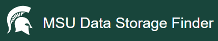 MSU Data storage finder logo