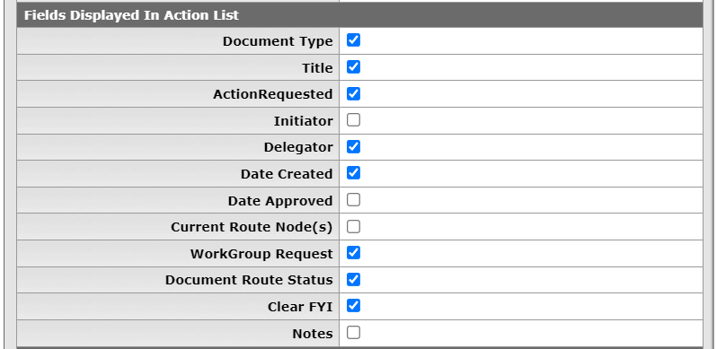 image of action list fields subpanel