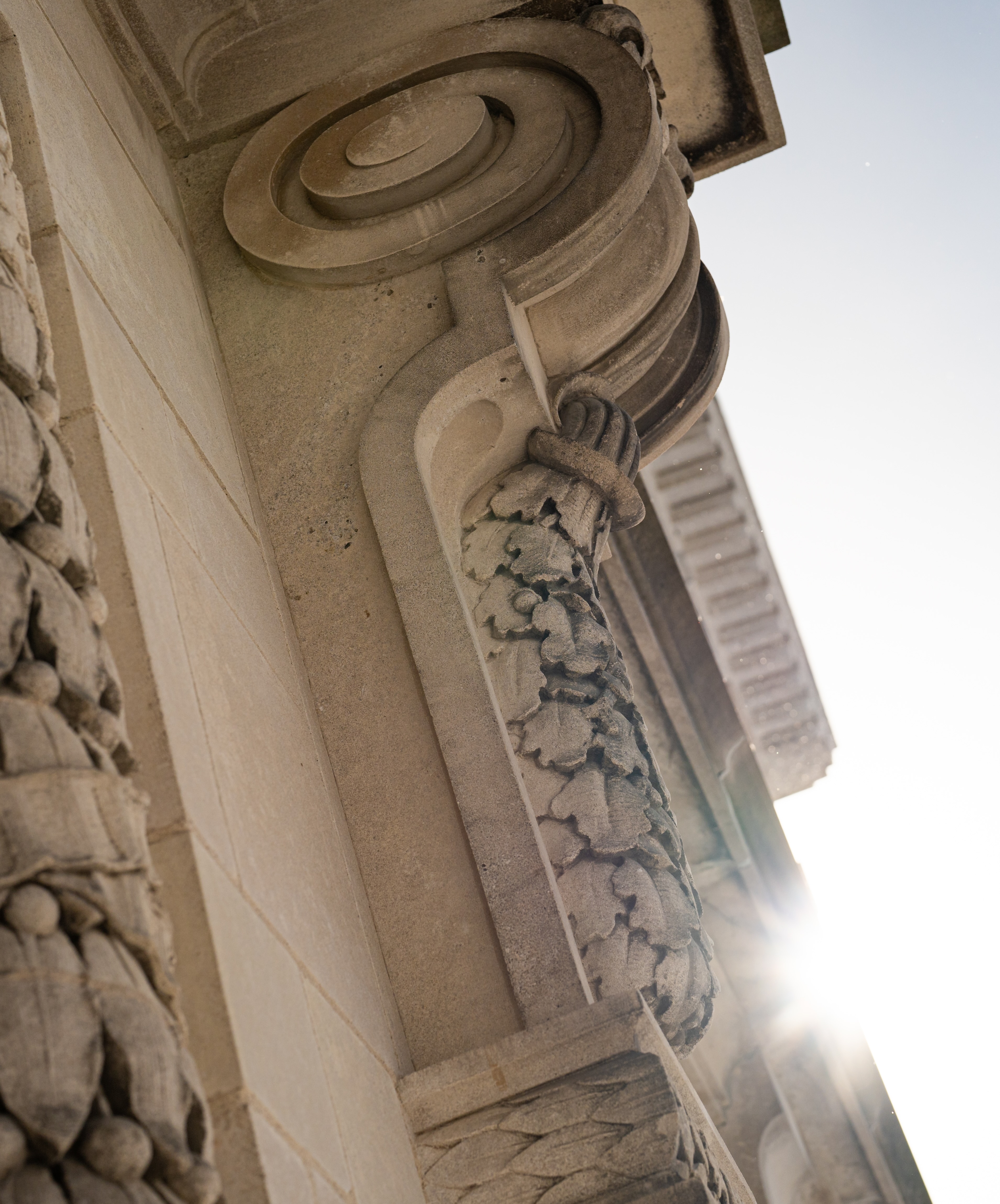 Photo of architecture on MSU campus.